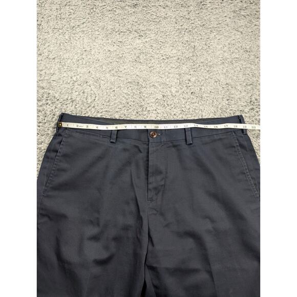 Eddie Bauer Pants Mens 38x33 Blue Normcore Chore Work Career Straight Casual - Picture 6 of 10